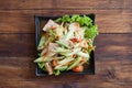 Hot and Spicy Thai food cucumber salad Royalty Free Stock Photo