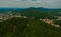 Hot Spring Arkansas Green state hill country Ozark Mountains Royalty Free Stock Photo