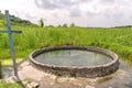 Hot spring in capas, philippines Royalty Free Stock Photo