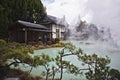 hot spring in Japan Royalty Free Stock Photo