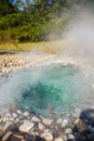 Hot spring pond. Royalty Free Stock Photo