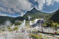 Hot spring valley in Hakone, Japan Royalty Free Stock Photo