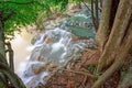 Hot Spring Waterfall in Krabi,Thailand Royalty Free Stock Photo