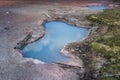 Hot spring in Yellowstone in the USA Royalty Free Stock Photo