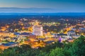 Hot Springs, Arkansas, USA Town Skyline Royalty Free Stock Photo