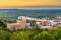 Hot Springs, Arkansas, USA town skyline Royalty Free Stock Photo