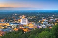 Hot Springs, Arkansas, USA town skyline Royalty Free Stock Photo