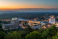 Hot Springs, Arkansas, USA town skyline Royalty Free Stock Photo