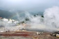 Hot springs in Furnas, Sao Miguel island, Azores, Portugal Royalty Free Stock Photo
