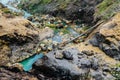 Hot springs - Mt.Rinjani volcano, Lombok,Indonesia