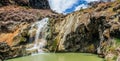 Hot springs - Mt.Rinjani volcano, Lombok,Indonesia Royalty Free Stock Photo