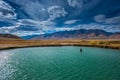 Hot Springs Nevada Ruby Valley Woman enjoying a soak Royalty Free Stock Photo