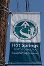 Hot Springs, North Carolina Appalachian Trail banner Royalty Free Stock Photo