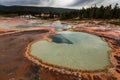 Hot Springs Pool - Upper Geyser Basin of Yellowstone National Park. Royalty Free Stock Photo