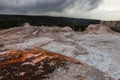 Hot Springs Pool - Upper Geyser Basin of Yellowstone National Park. Royalty Free Stock Photo