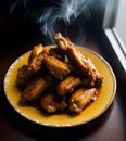 Hot and sticky wings