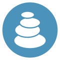 Hot stone, massage stone Isolated Vector Icon which can be easily modified or edited Royalty Free Stock Photo