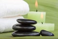 Hot stone treatment (1) Royalty Free Stock Photo