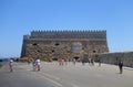 Hot summer day and a walk in the area of the old port fortress