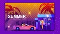 Hot Summer Every Night Club Party Landing Page