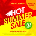 Hot Summer Sale banner