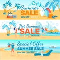 Hot Summer Sale, Buying Vacation with Discount