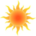 Hot sun Royalty Free Stock Photo