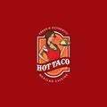 Hot Taco vector illustration