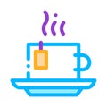 Hot Tea Drink Cup Icon Outline Illustration Royalty Free Stock Photo