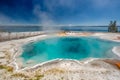 Hot thermal spring in Yellowstone Royalty Free Stock Photo