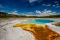 Hot thermal spring in Yellowstone Royalty Free Stock Photo