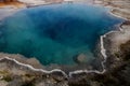 Hot thermal spring West Thumb Geyser Basin area, Yellowstone National Park, Wyoming Royalty Free Stock Photo