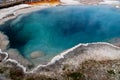 Hot thermal spring West Thumb Geyser Basin area, Yellowstone National Park, Wyoming Royalty Free Stock Photo
