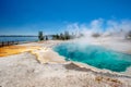 Hot thermal spring in Yellowstone Royalty Free Stock Photo