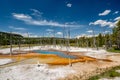 Hot thermal spring in Yellowstone