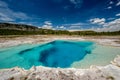 Hot thermal spring in Yellowstone Royalty Free Stock Photo