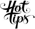 Hot tips - custom calligraphy text