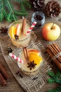 Hot toddy drink for Christmas Royalty Free Stock Photo