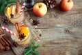 Hot toddy drink for Christmas Royalty Free Stock Photo