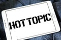 Hot Topic clothing company logo Royalty Free Stock Photo