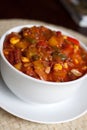 Hot vegetable stew Royalty Free Stock Photo