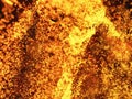 Hot Volcanic Magma, Lava Background Royalty Free Stock Photo