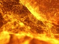 Hot Volcanic Magma, Lava Background Royalty Free Stock Photo