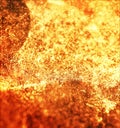 Hot Volcanic Magma, Lava Background Royalty Free Stock Photo