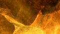 Hot Volcanic Magma, Lava Background Royalty Free Stock Photo