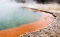 Hot volcanic spring in New Zealand Royalty Free Stock Photo