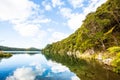 Hot water beach on Lake tarawera