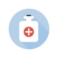 Hot Water Bottle Icon. Healthcare and Medical Theme. Royalty Free Stock Photo