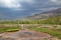 Hot water spring Iceland Royalty Free Stock Photo