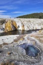 Hot water spring Royalty Free Stock Photo